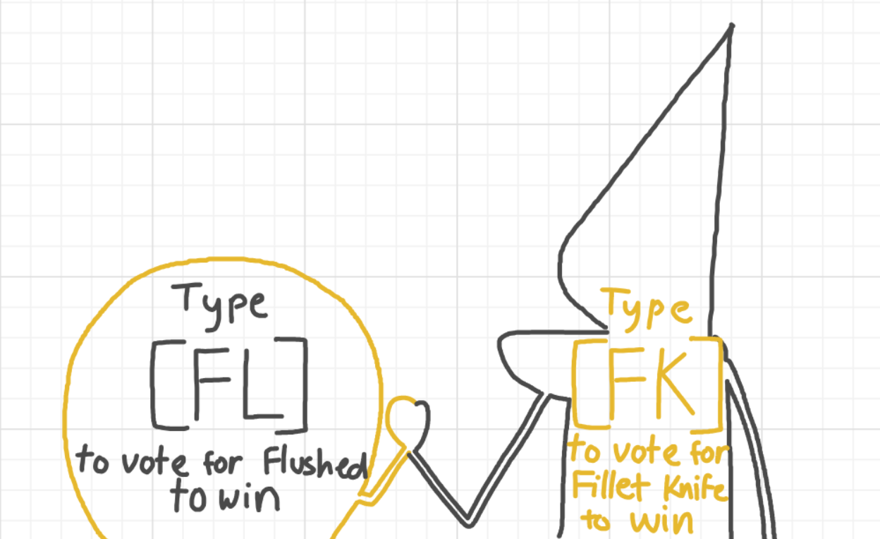 A panel from I've Been Everywhere, Man, episode nine of the Board Boards object show by Furretwalk/WalkingFurret.